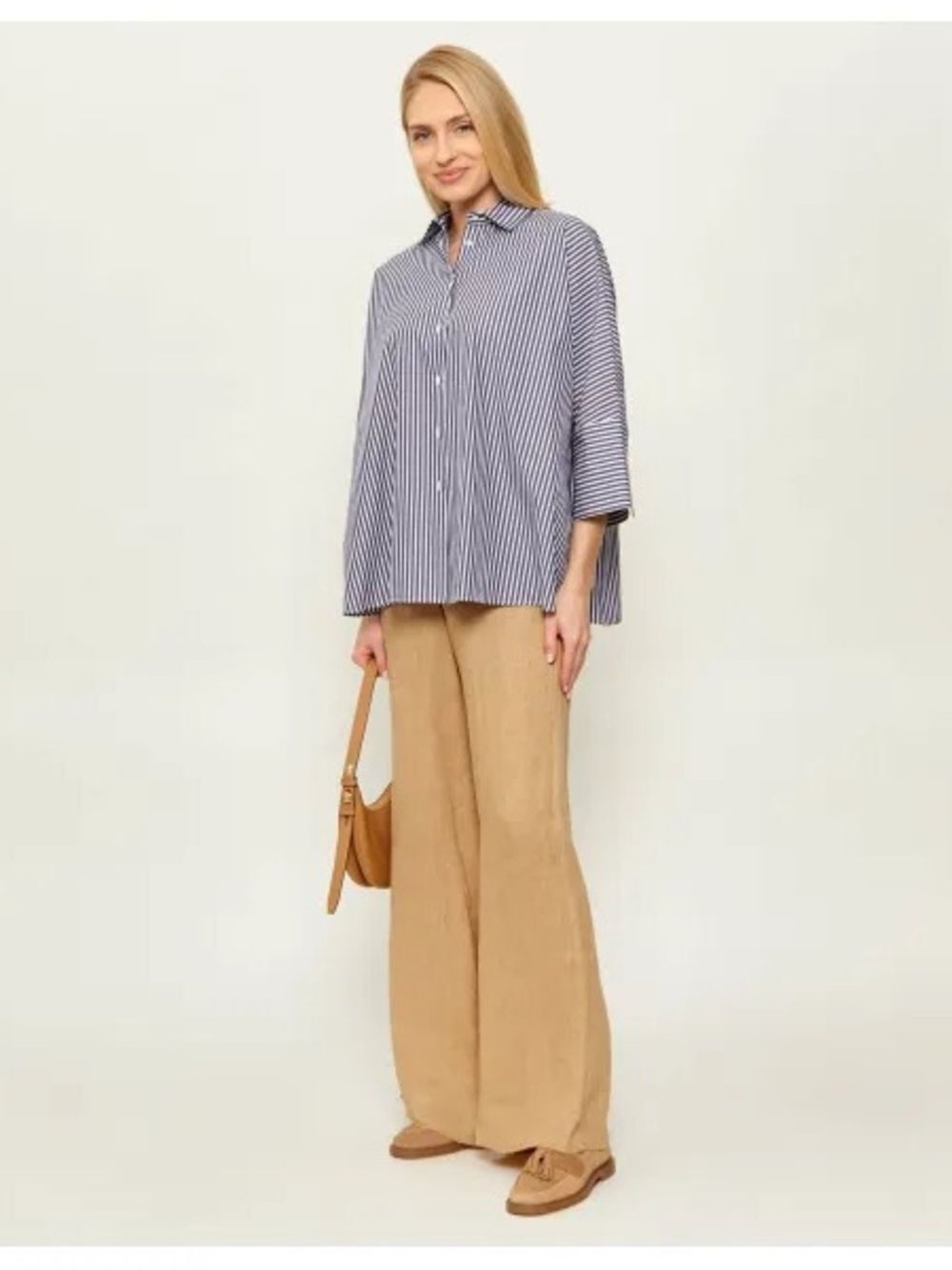 MARELLA Women's Linen Blend Trousers Pants in Carmel Size 8